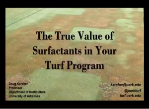The True Value of Soil Surfactants in your Turf Program